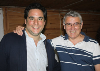 Con Robert Parrado en Tala