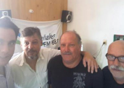 Fm Señales Salinas programa Polemica Picada con Gustavo Morandi y Sergio Ribeiro